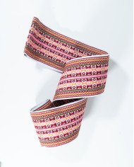 FAJA MAKI NINA ROJO TEJIDO ANCHA