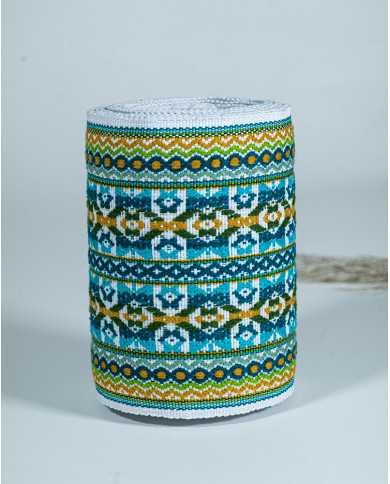 FAJA MAKI WAYRA PETRÓLEO TEJIDO ANCHA