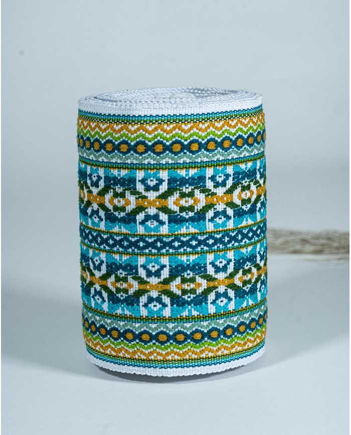 FAJA MAKI WAYRA PETRÓLEO TEJIDO ANCHA