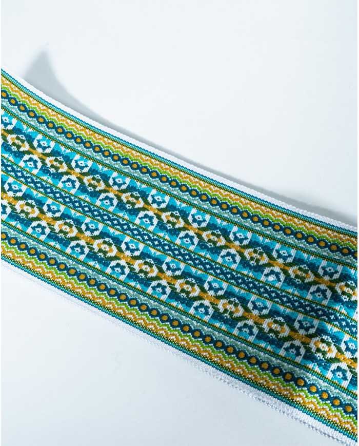 FAJA MAKI WAYRA PETRÓLEO TEJIDO ANCHA