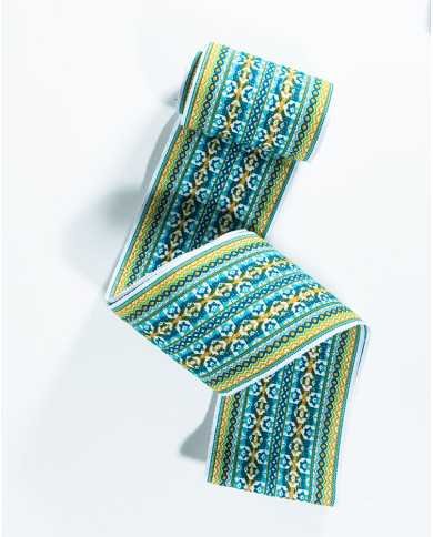 FAJA MAKI WAYRA PETRÓLEO TEJIDO ANCHA