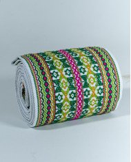 FAJA MAKI YAKU VERDE TEJIDO ANCHA