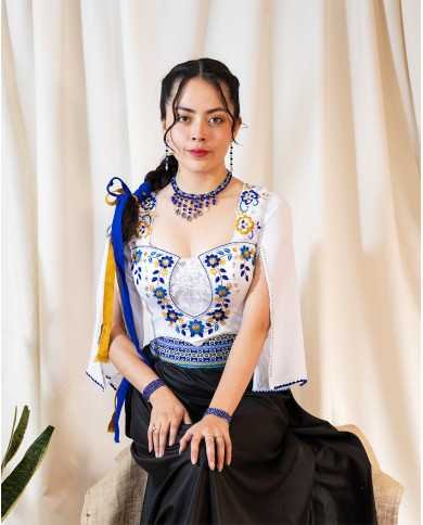 CINTILLA ORLON AZUL ELÉCTRICO