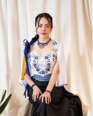 CINTILLA ORLON AZUL ELÉCTRICO