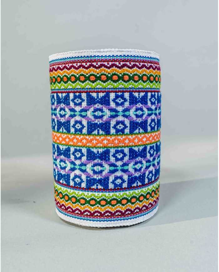 FAJA MAKI INTI AZUL TEJIDA