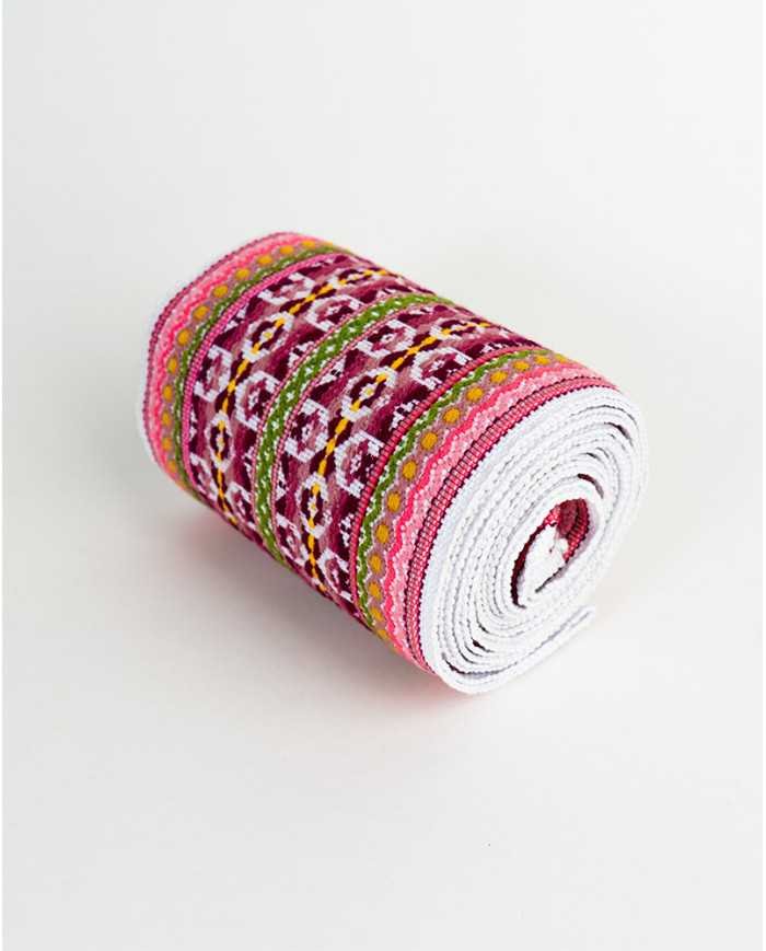 FAJA MAKI INTI ROSA TEJIDA