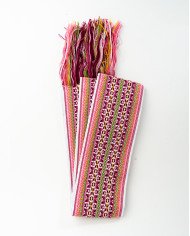 FAJA MAKI INTI ROSA TEJIDA