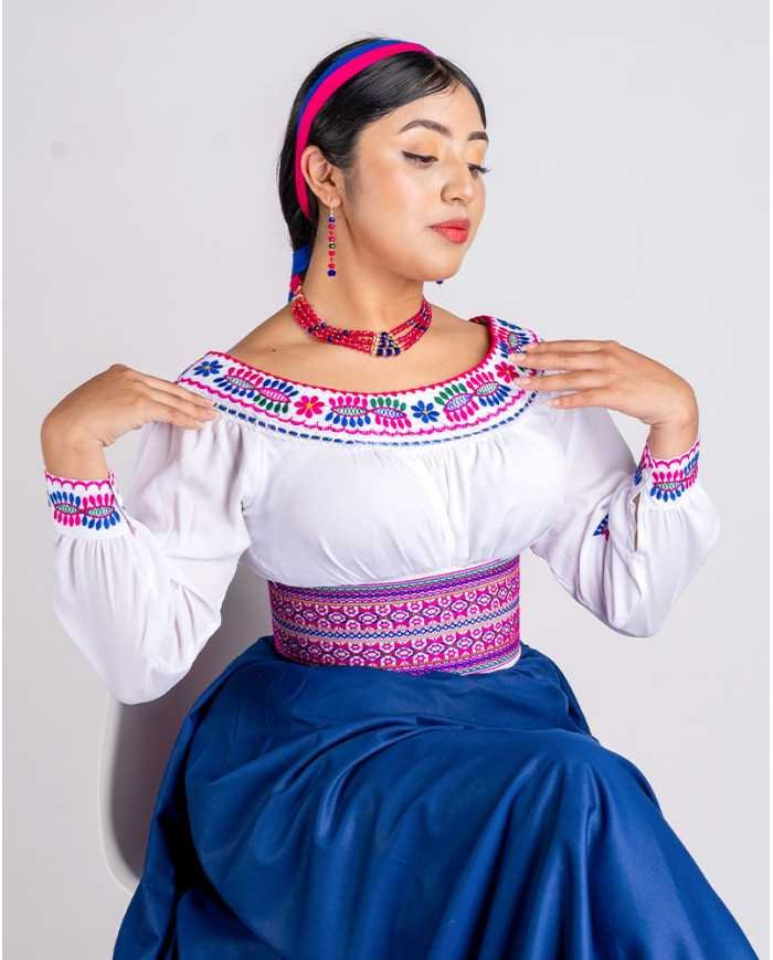 BLUSA MUNAY PURUHÁ BORDADO ORLÓN