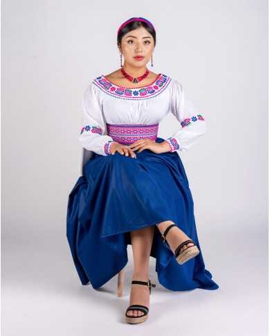 BLUSA MUNAY PURUHÁ BORDADO ORLÓN