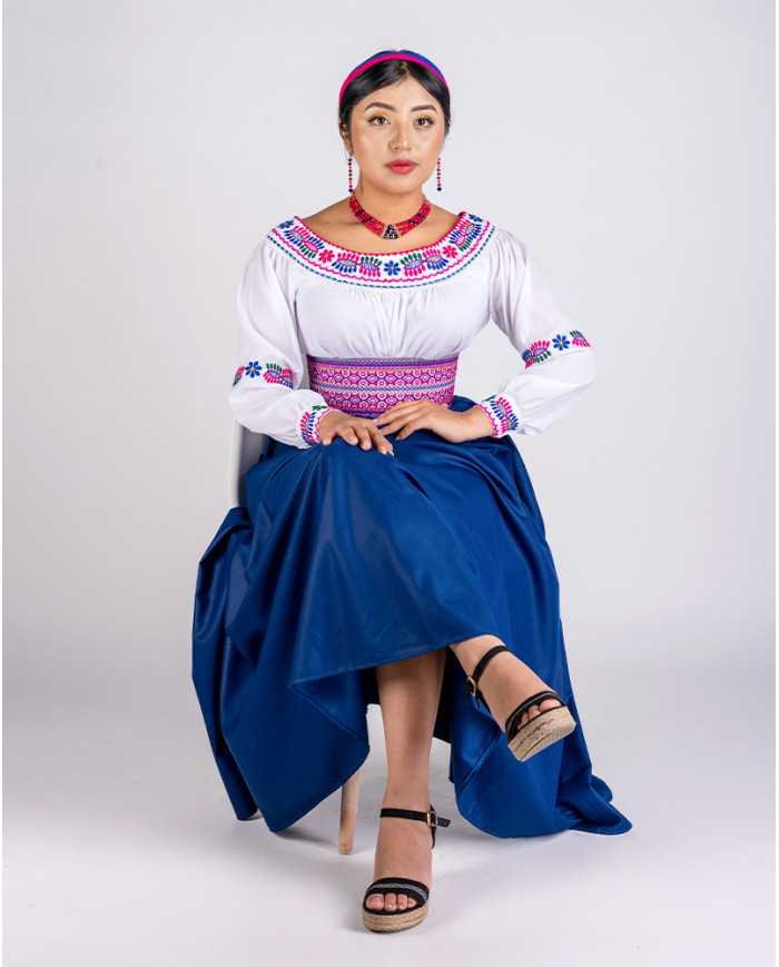 BLUSA MUNAY PURUHÁ BORDADO ORLÓN