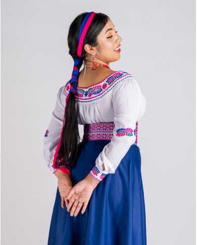 BLUSA MUNAY PURUHÁ BORDADO ORLÓN