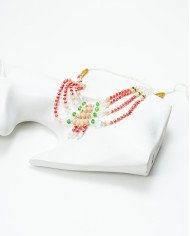 COLLAR Y ARETES MARIPOSA CRISTALES