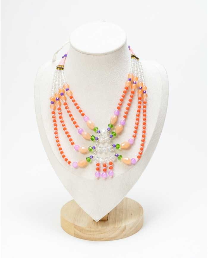 COLLAR Y ARETES MARIPOSA CRISTALES