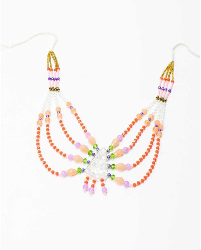 COLLAR Y ARETES MARIPOSA CRISTALES