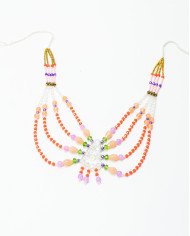 COLLAR Y ARETES MARIPOSA CRISTALES