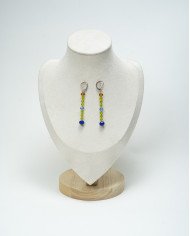 COLLAR Y ARETES MARIPOSA CRISTALES