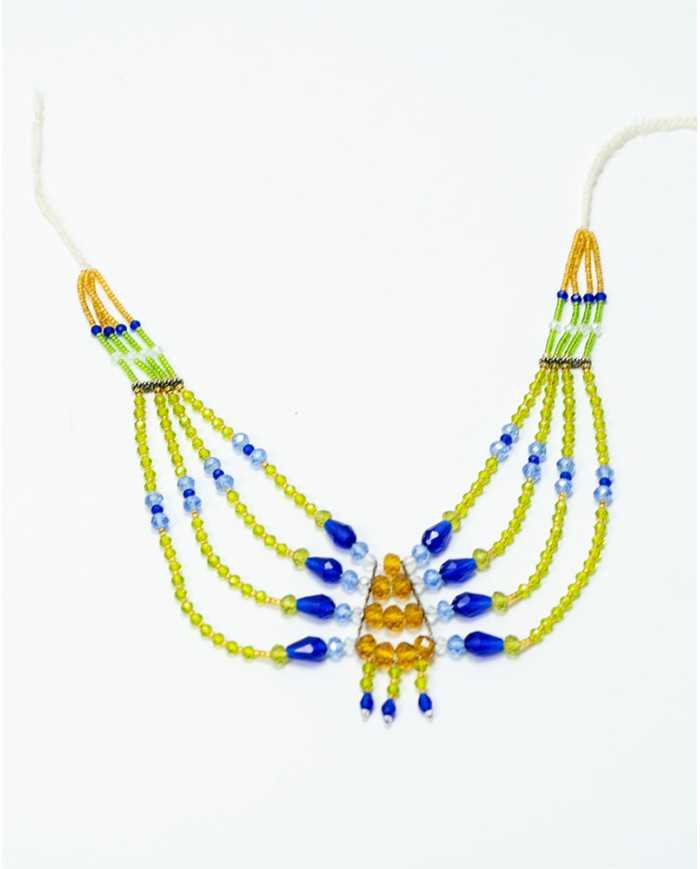 COLLAR Y ARETES MARIPOSA CRISTALES