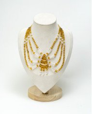 COLLAR Y ARETES MARIPOSA CRISTALES