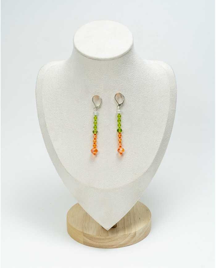 COLLAR Y ARETES RAYMI CRISTALES