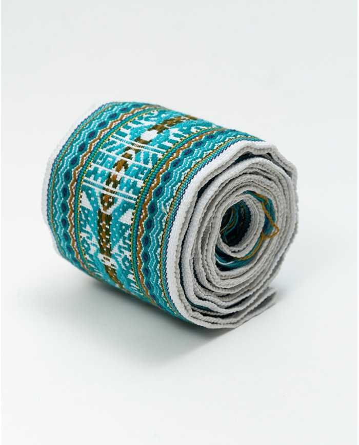 FAJA MAKI TURQUESA TEJIDA