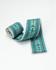 FAJA MAKI TURQUESA TEJIDA