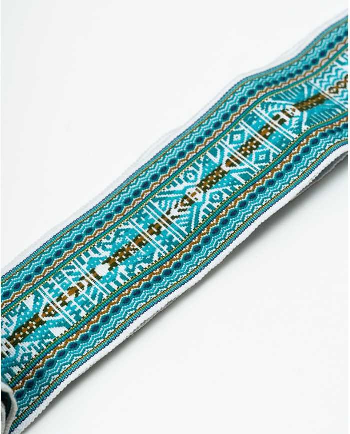 FAJA MAKI TURQUESA TEJIDA