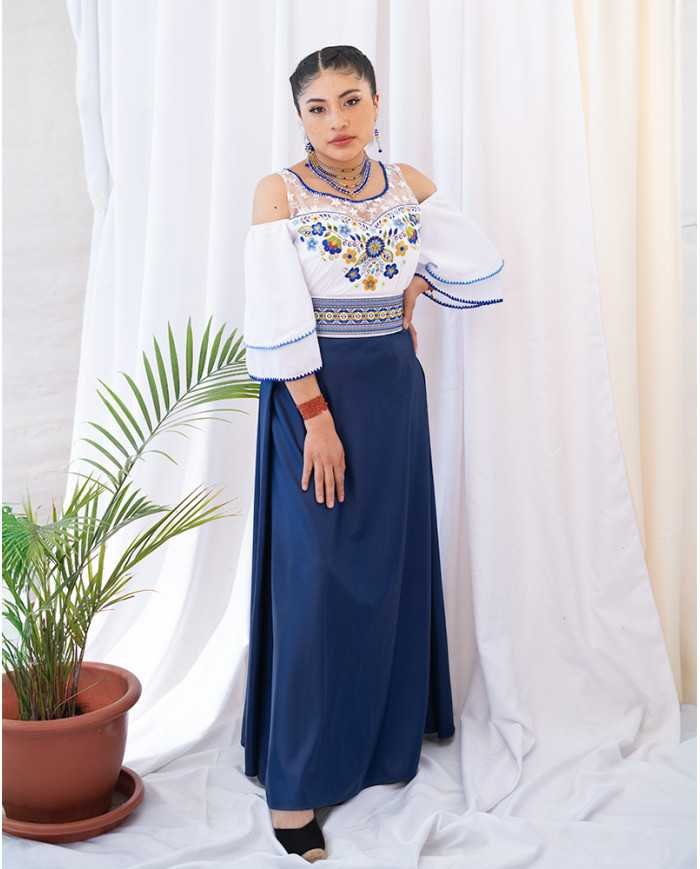 BLUSA PAWKAR BORDADO SEDA