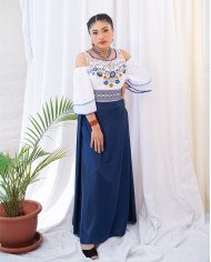 BLUSA PAWKAR BORDADO SEDA