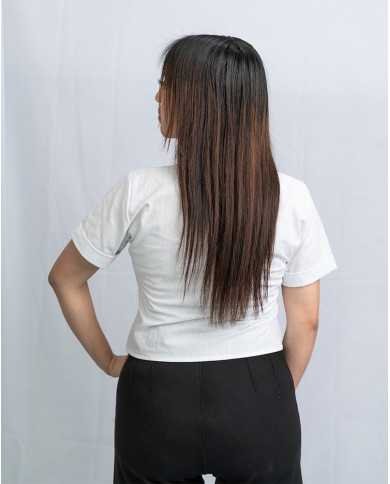 BLUSA WARMI BLANCO TEJIDO