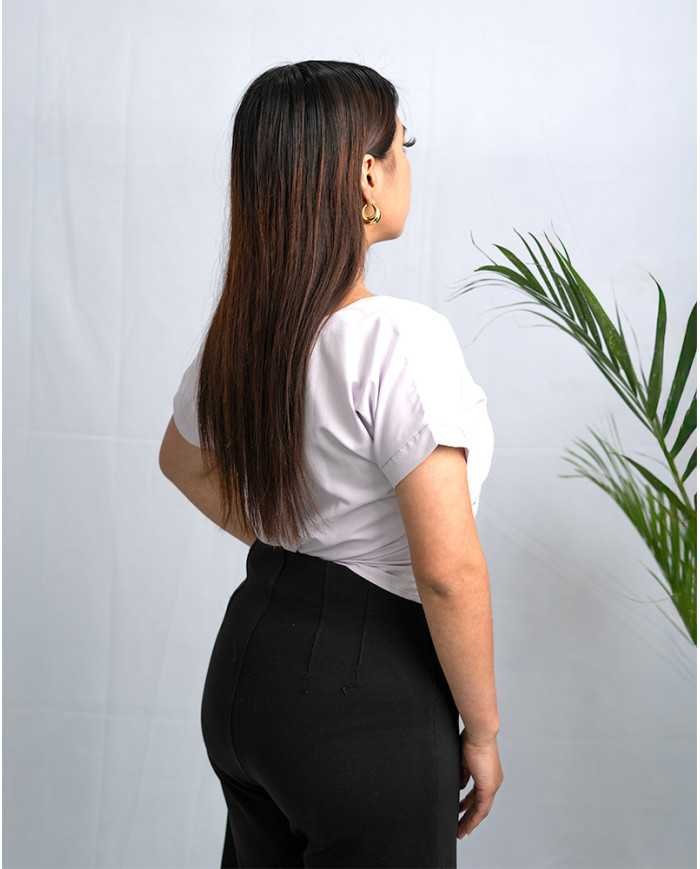 BLUSA SAMAY LILA BORDADO ORLÓN