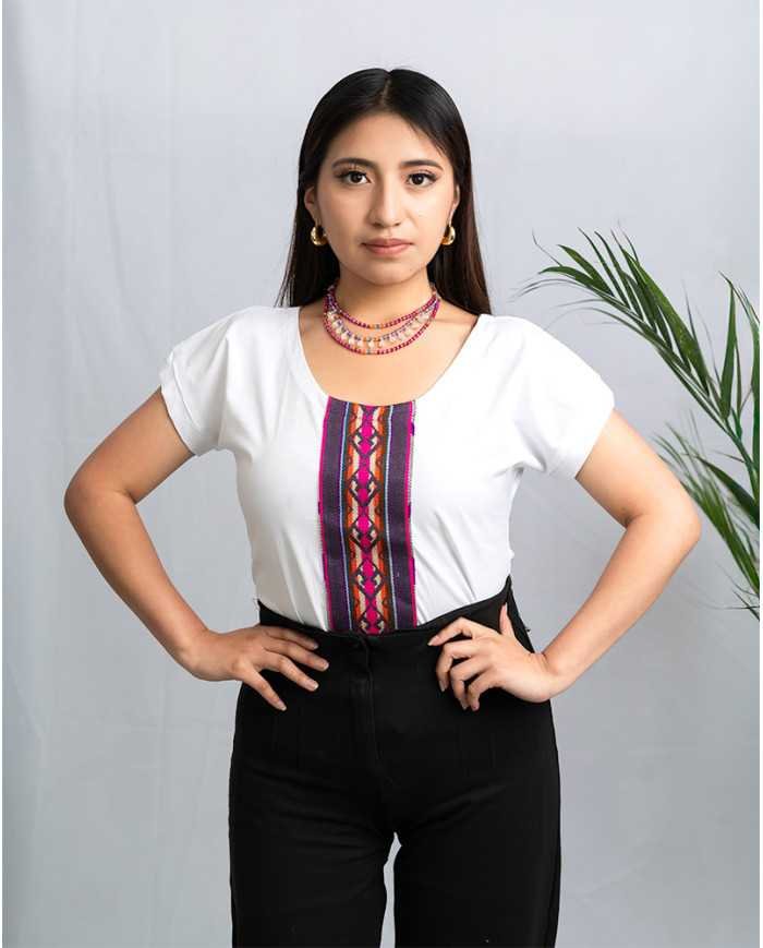 BLUSA PACHA BLANCO TEJIDO