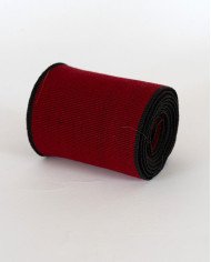 FAJA LLANA ROJO TEJIDO ANCHA