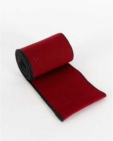 FAJA LLANA ROJO TEJIDO ANCHA