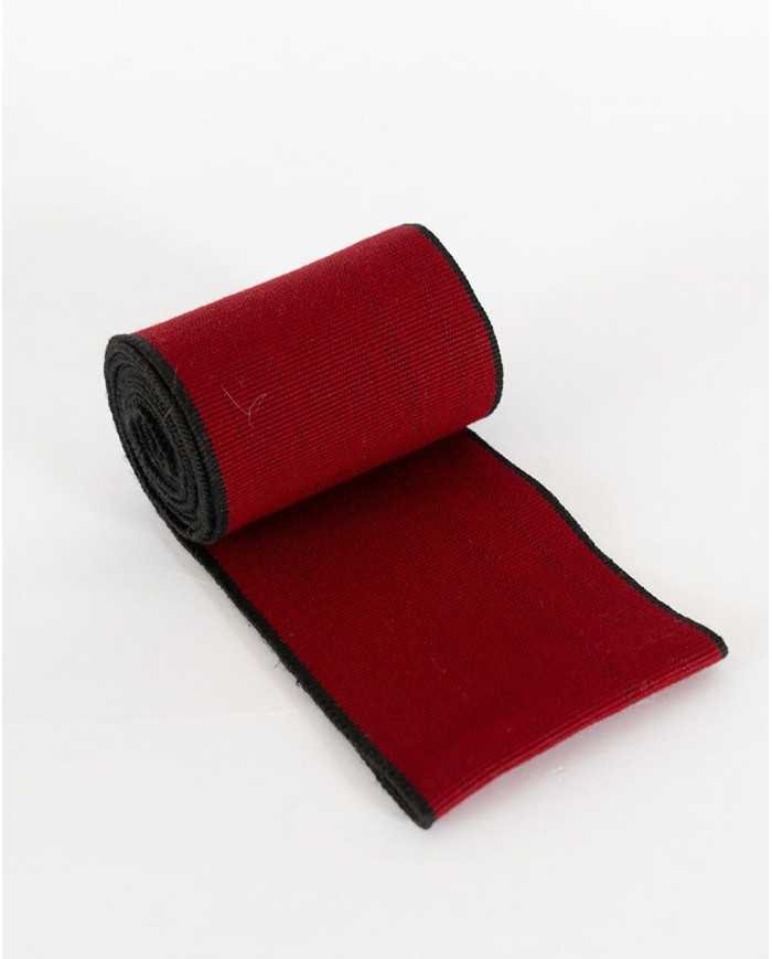 FAJA LLANA ROJO TEJIDO ANCHA