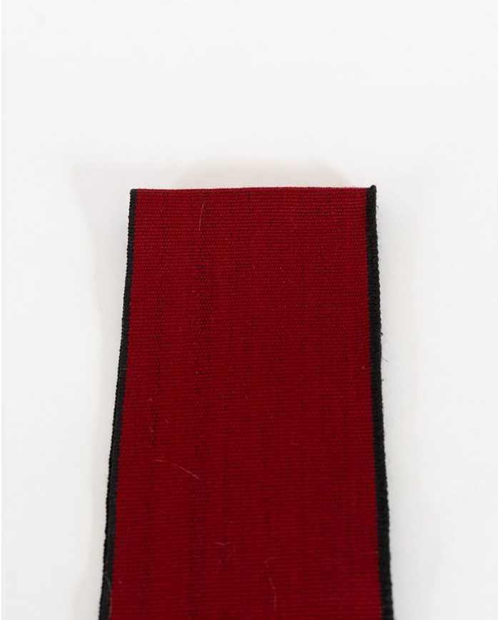 FAJA LLANA ROJO TEJIDO ANCHA