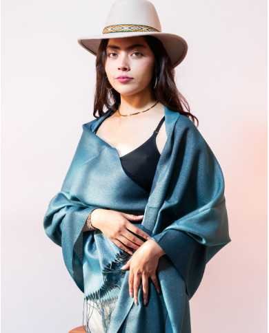 CHAL BRILLO TURQUESA