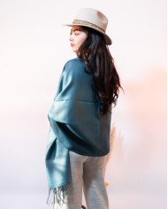 CHAL BRILLO TURQUESA