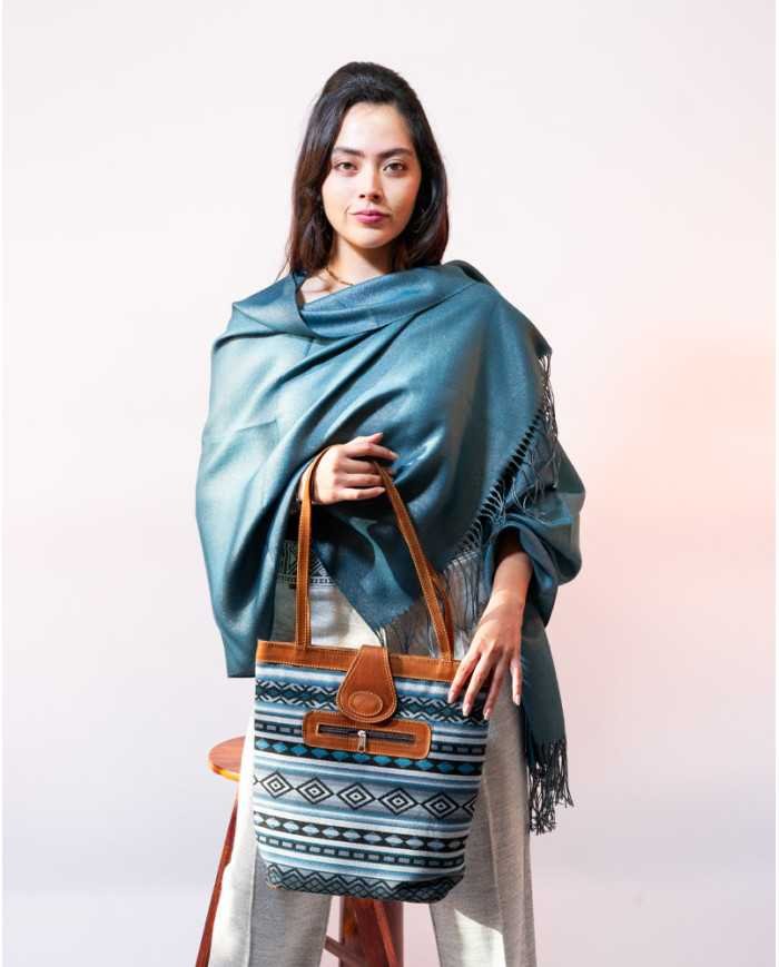 CHAL BRILLO TURQUESA