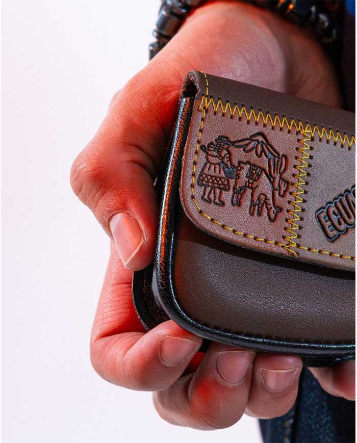 BOLSO MONEDERO CUERO UNISEX