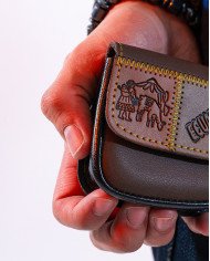 BOLSO MONEDERO CUERO UNISEX