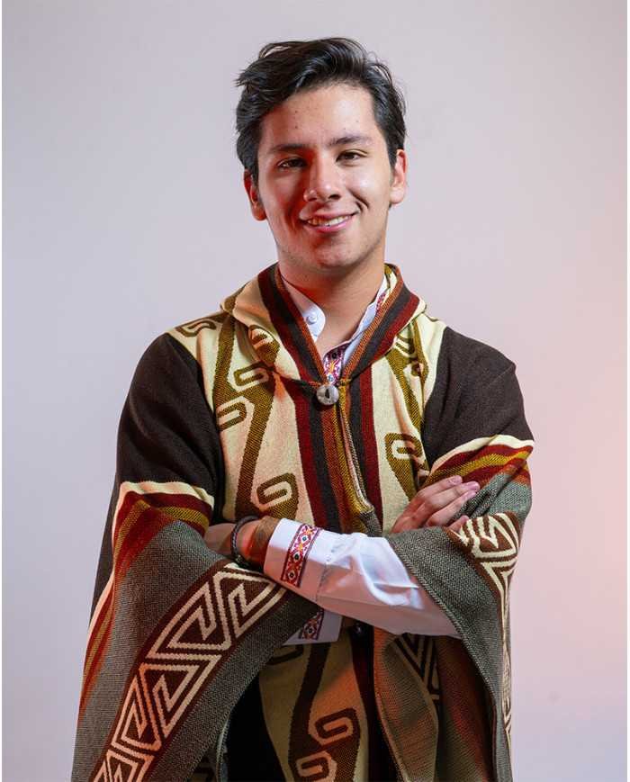 PONCHO UNISEX ARTESANAL CAFE