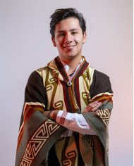 PONCHO UNISEX ARTESANAL CAFE