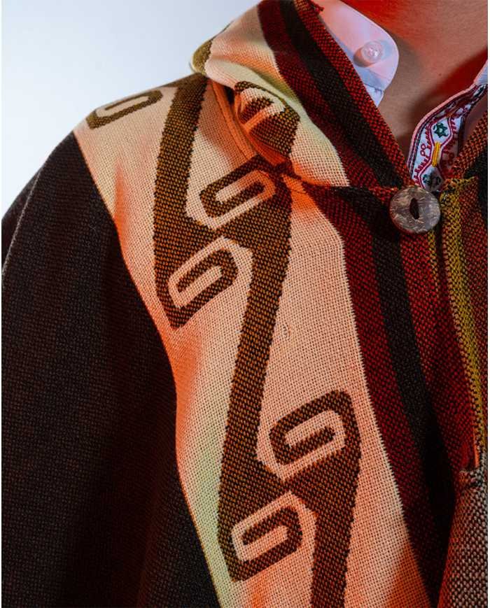 PONCHO UNISEX ARTESANAL CAFE