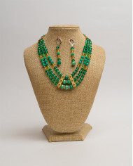 COLLAR YUYAY TURQUESA 3 FILAS