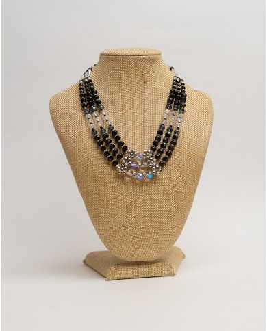 COLLAR YUYAY NEGRO 3 FILAS