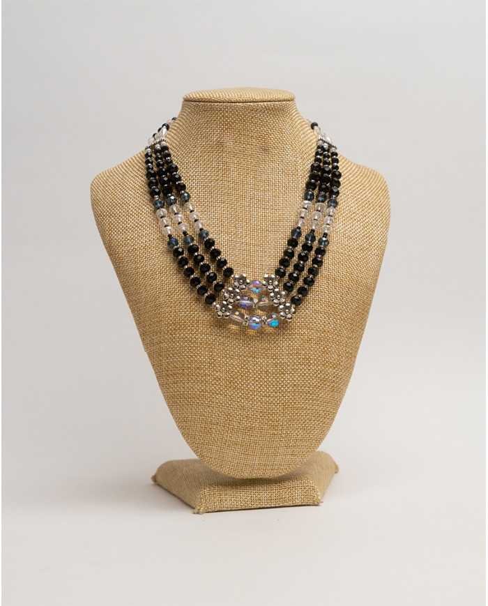 COLLAR YUYAY NEGRO 3 FILAS