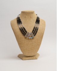 COLLAR YUYAY NEGRO 3 FILAS