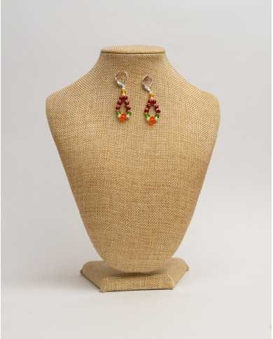 COLLAR WIÑARIK ROJO CASCADA