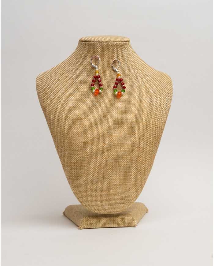 COLLAR WIÑARIK ROJO CASCADA