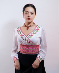 COLLAR WIÑARIK ROJO CASCADA